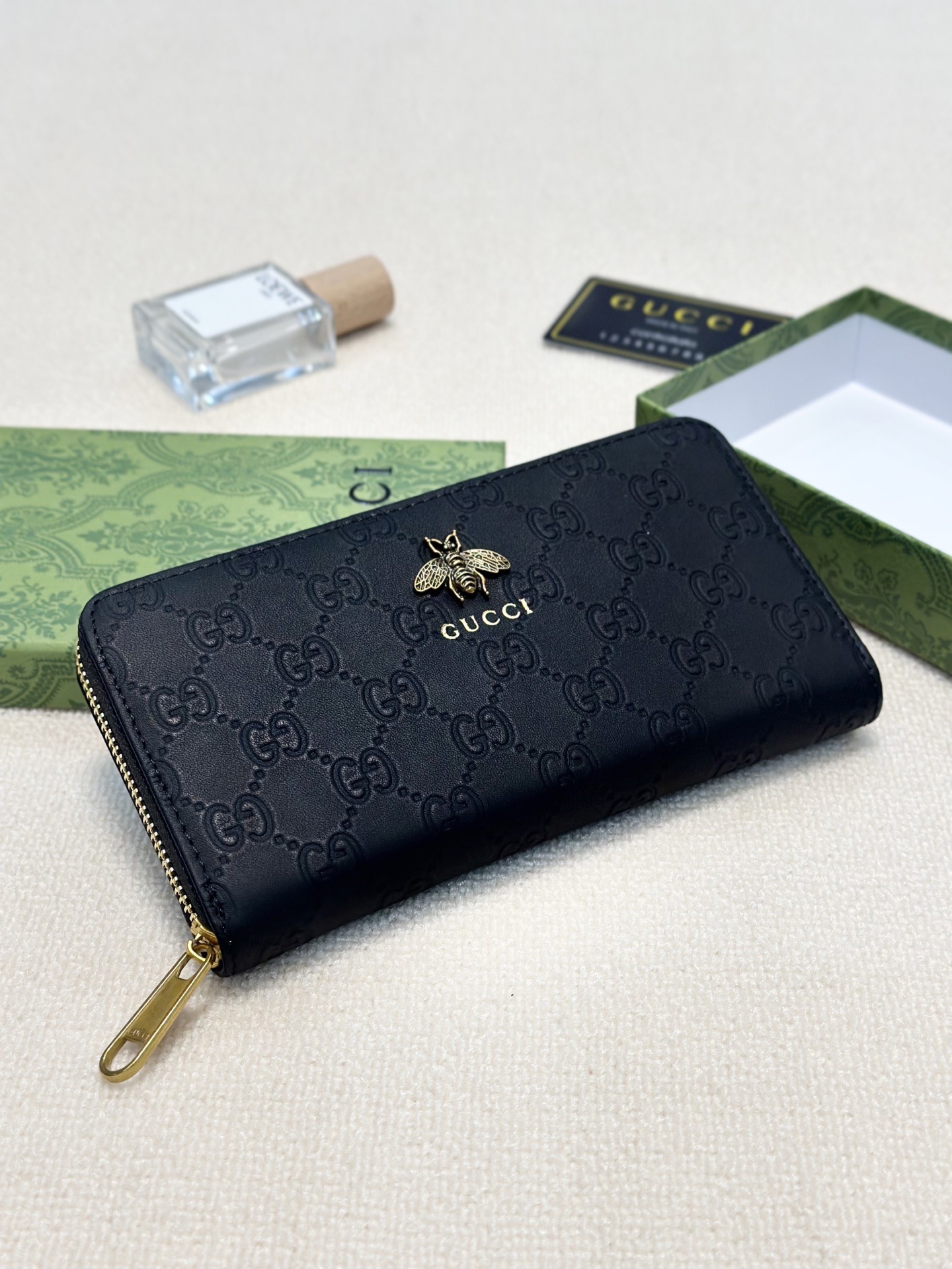 GUCCI グッチ 長財布 ロングウォレット 黒 - 画像 9