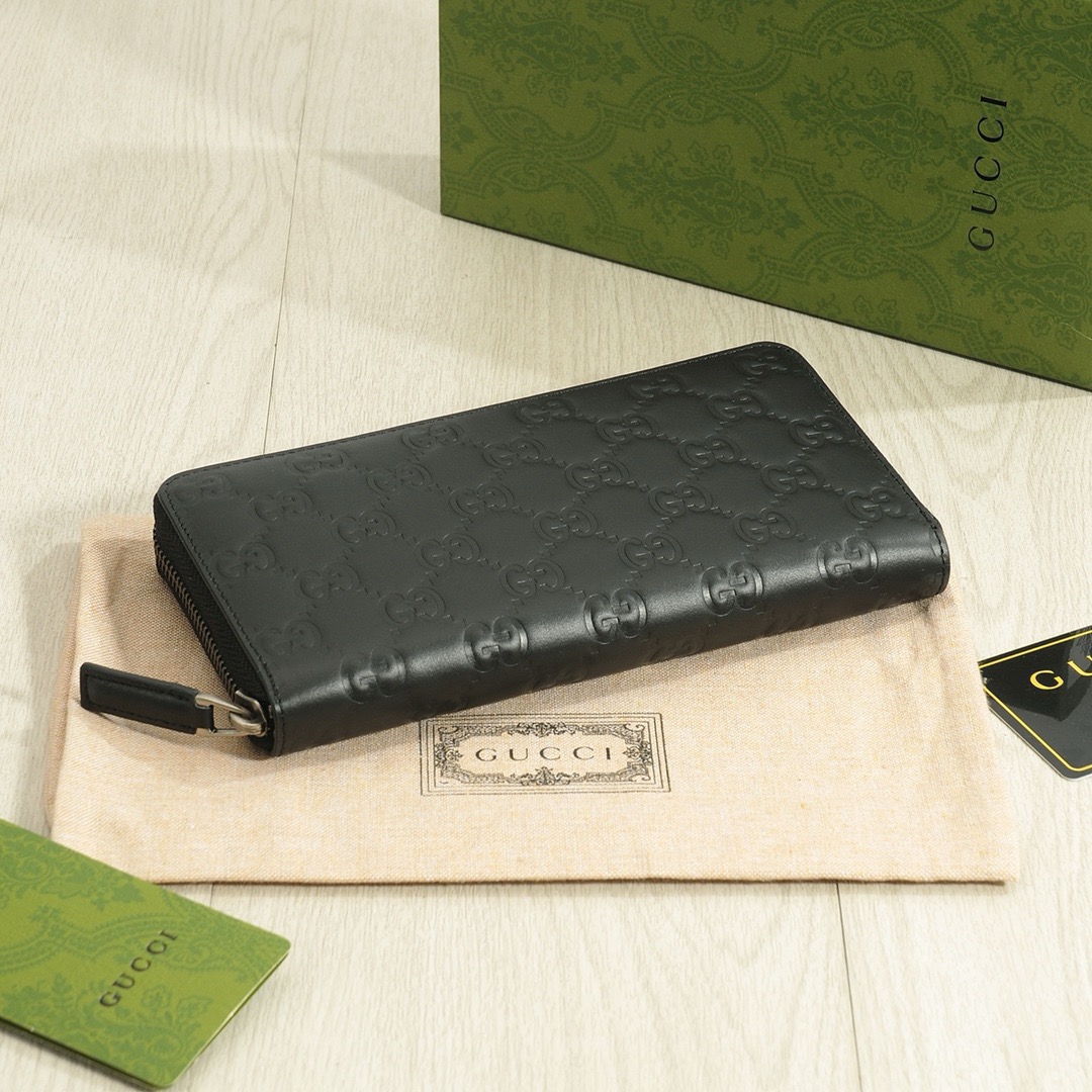 GUCCI グッチ 長財布 オールドグッチ ブラック - 画像 4