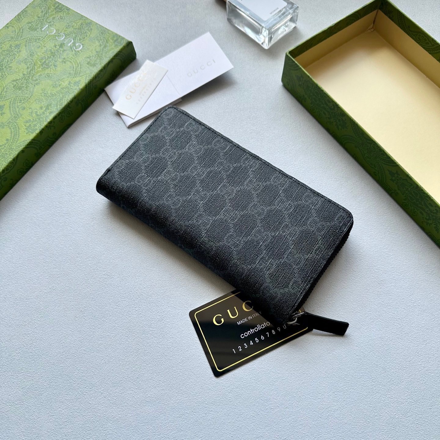 GUCCI グッチ 長財布 ロングウォレット 本革 ブラック - 画像 3