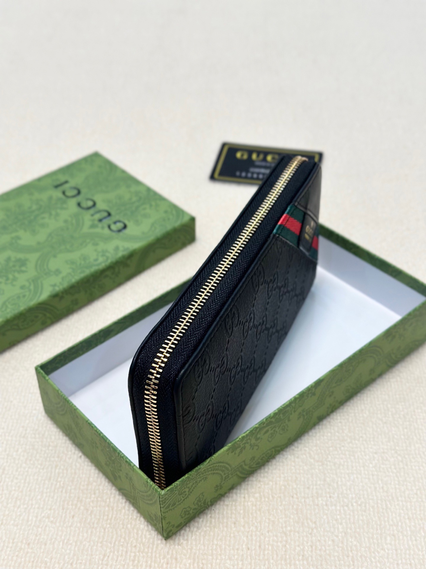 GUCCI グッチ 財布 長財布 本革 21x11cm ブラック - 画像 7