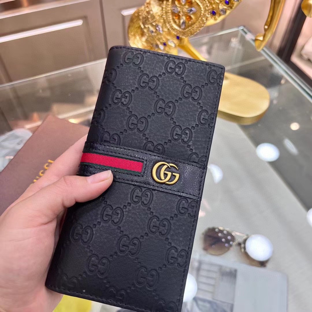 GUCCI グッチ コインケース 長財布 ロングウォレット ブラック 本革仕様 19x10cm 12x10cm - 画像 3