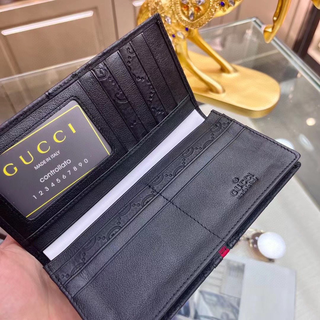 GUCCI グッチ コインケース 長財布 ロングウォレット ブラック 本革仕様 19x10cm 12x10cm - 画像 6