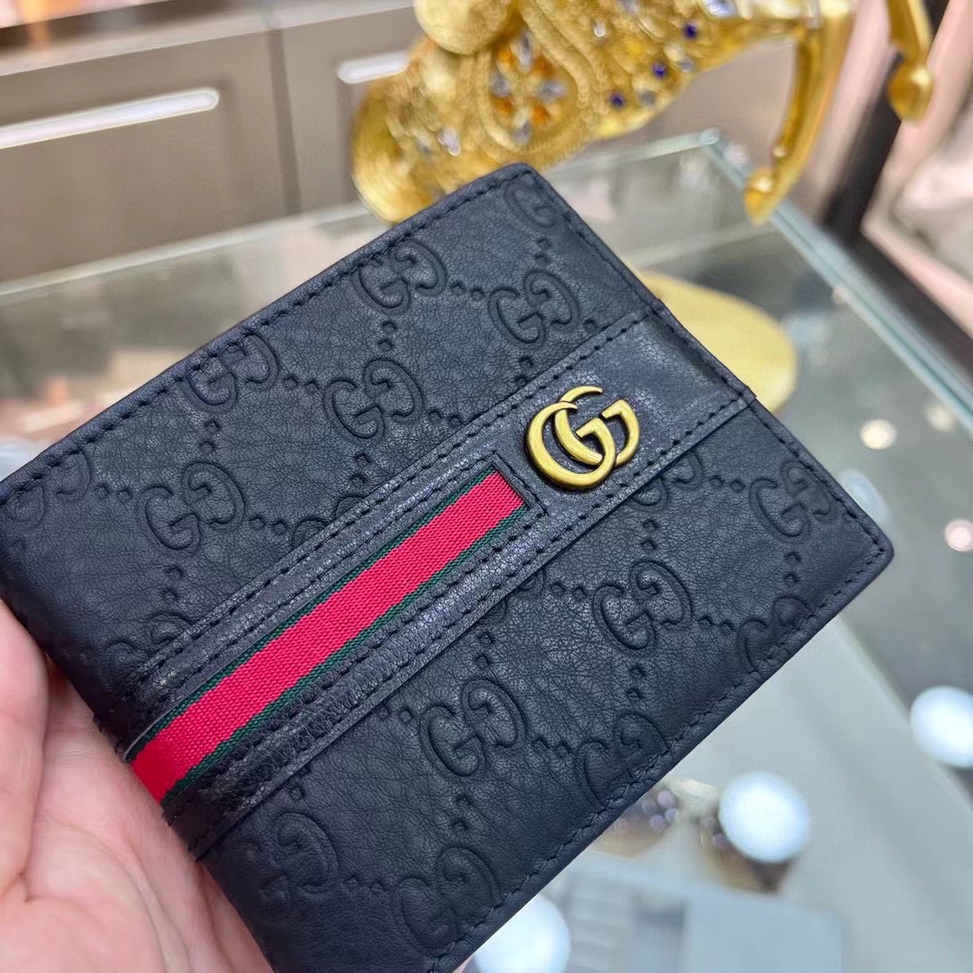 GUCCI グッチ コインケース 長財布 ロングウォレット ブラック 本革仕様 19x10cm 12x10cm - 画像 8