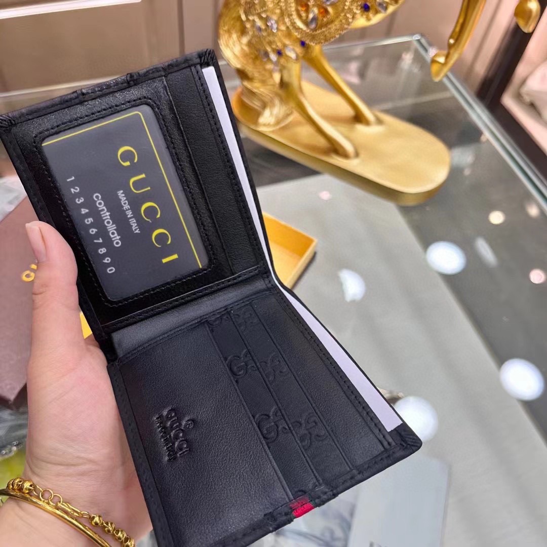GUCCI グッチ コインケース 長財布 ロングウォレット ブラック 本革仕様 19x10cm 12x10cm - 画像 9