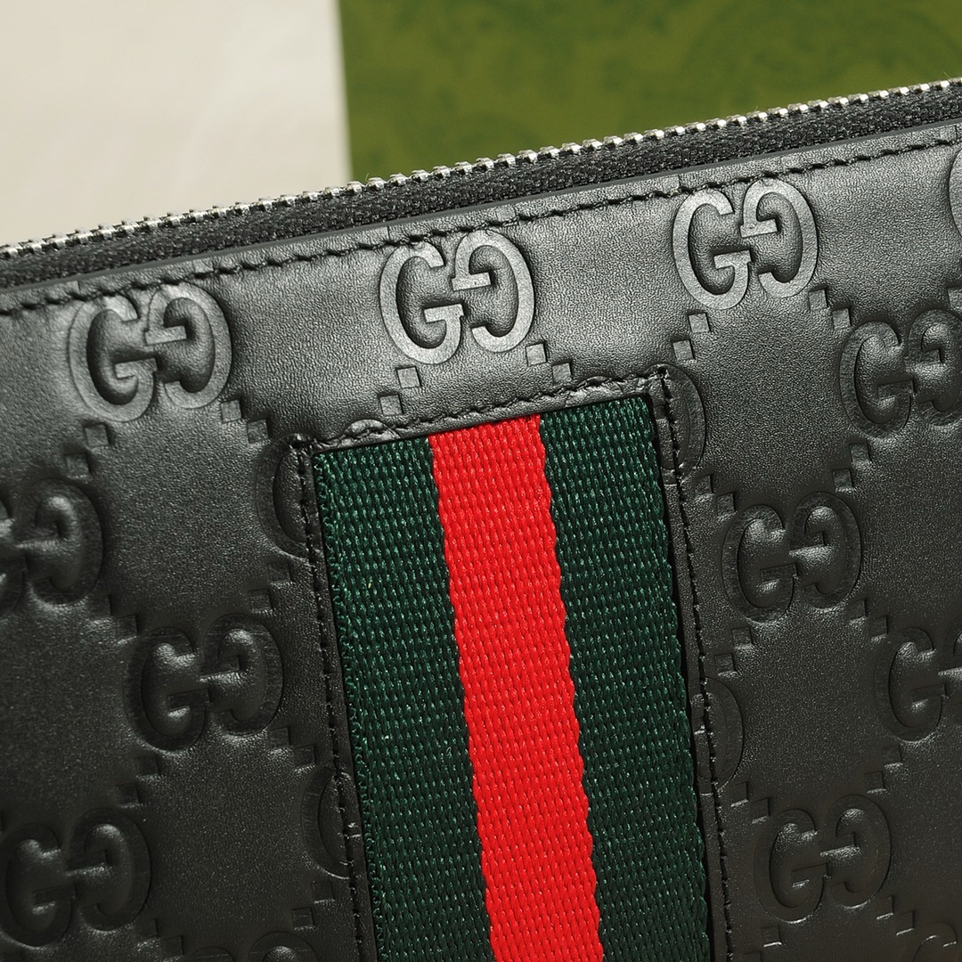 GUCCI グッチ 財布 ロングジップウォレット ブラック - 画像 5