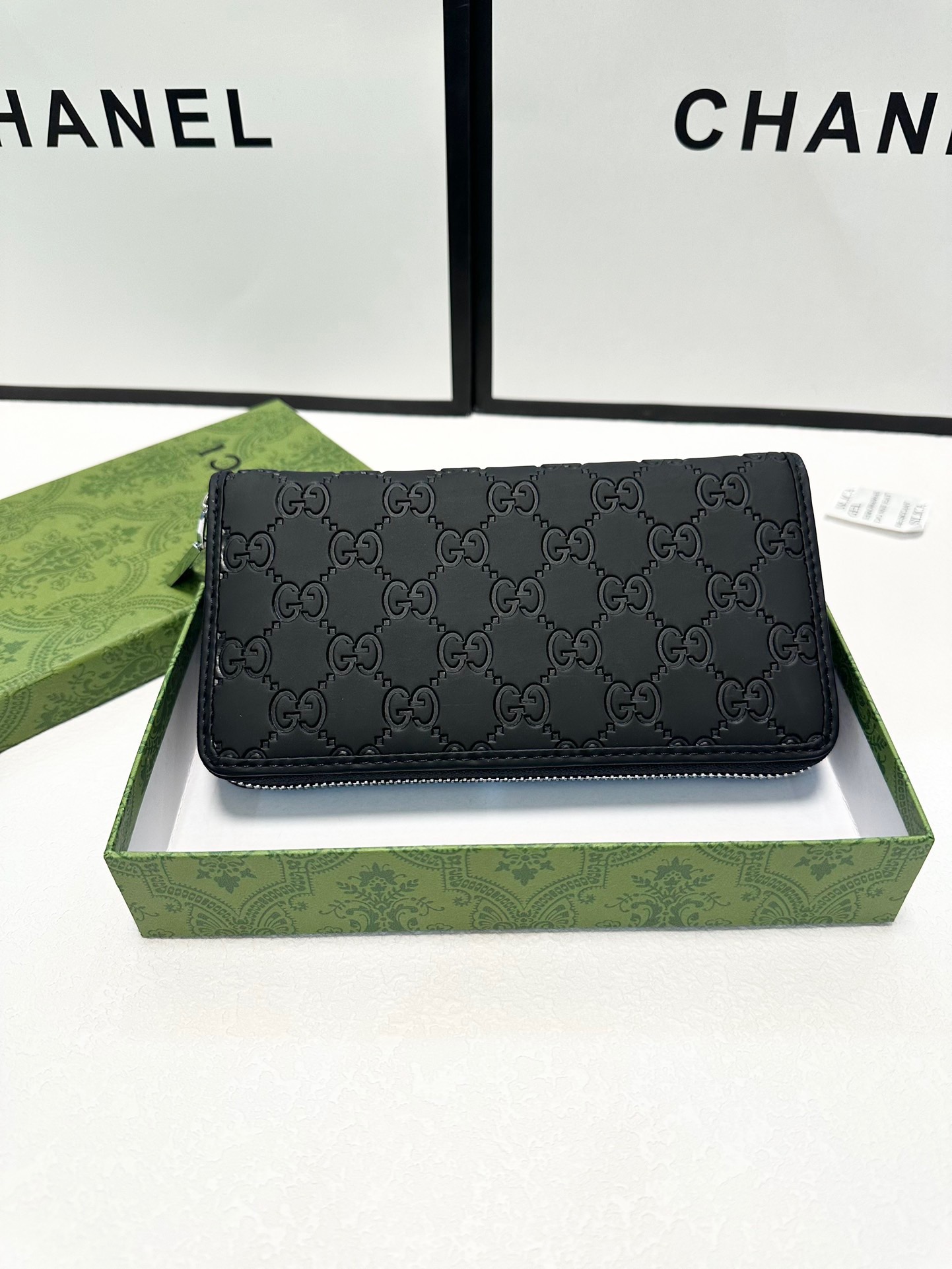 GUCCI グッチ 財布 ロングジップウォレット 黒 ブラック - 画像 3