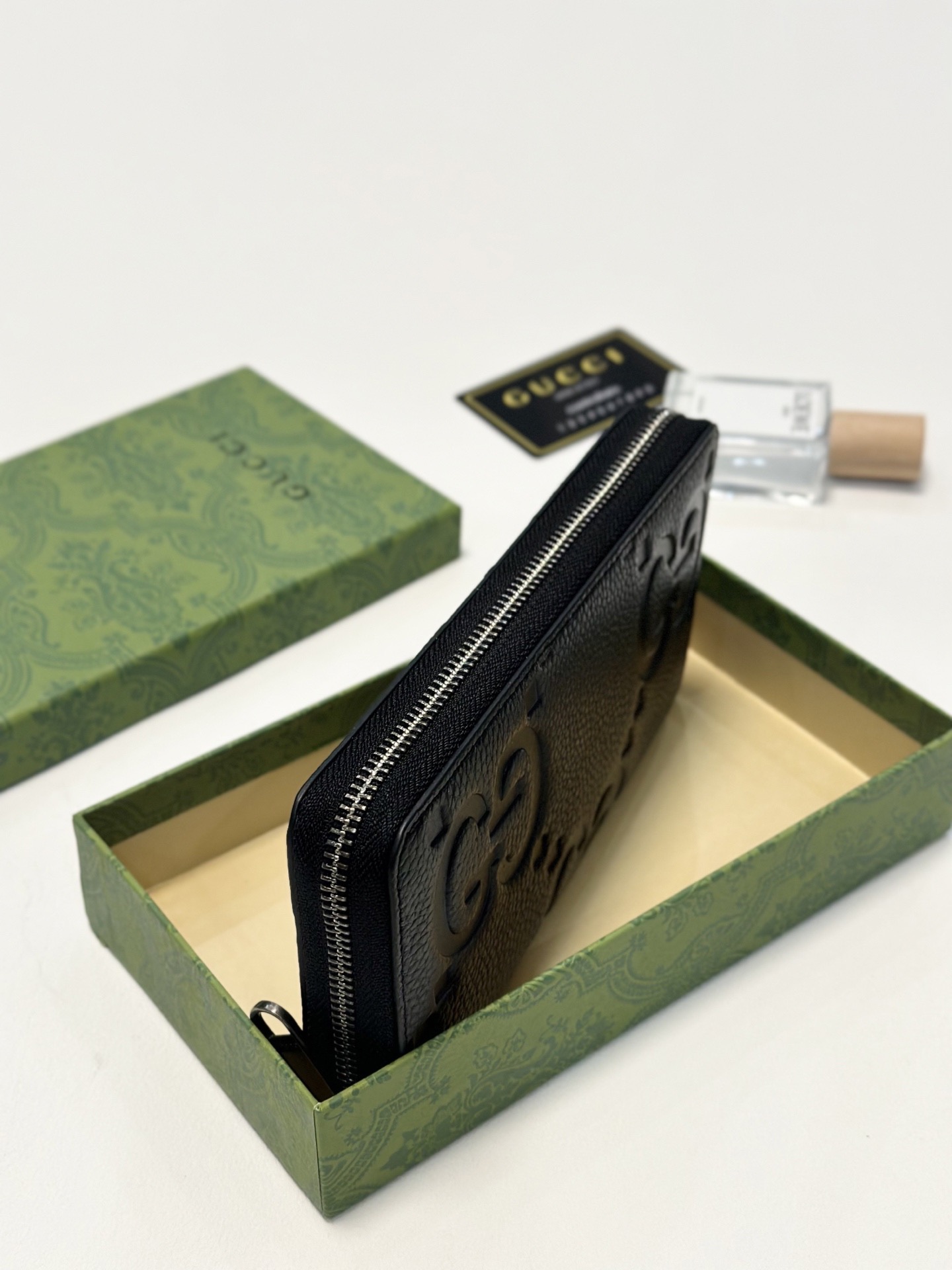 GUCCI グッチ 財布 ロングウォレット ファスナー 黒 19x10cm - 画像 7