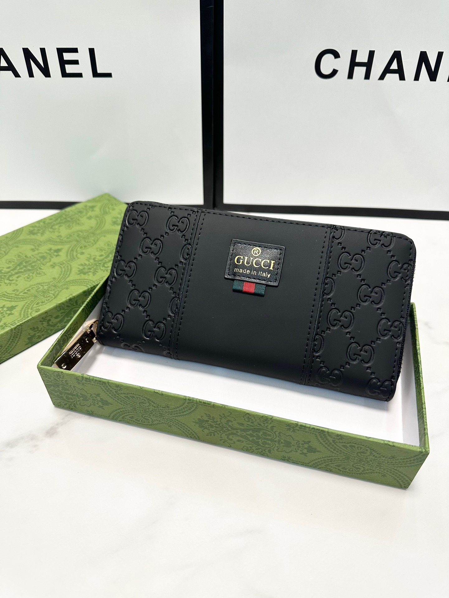 GUCCI グッチ 長財布 ロングウォレット 黒 - 画像 3