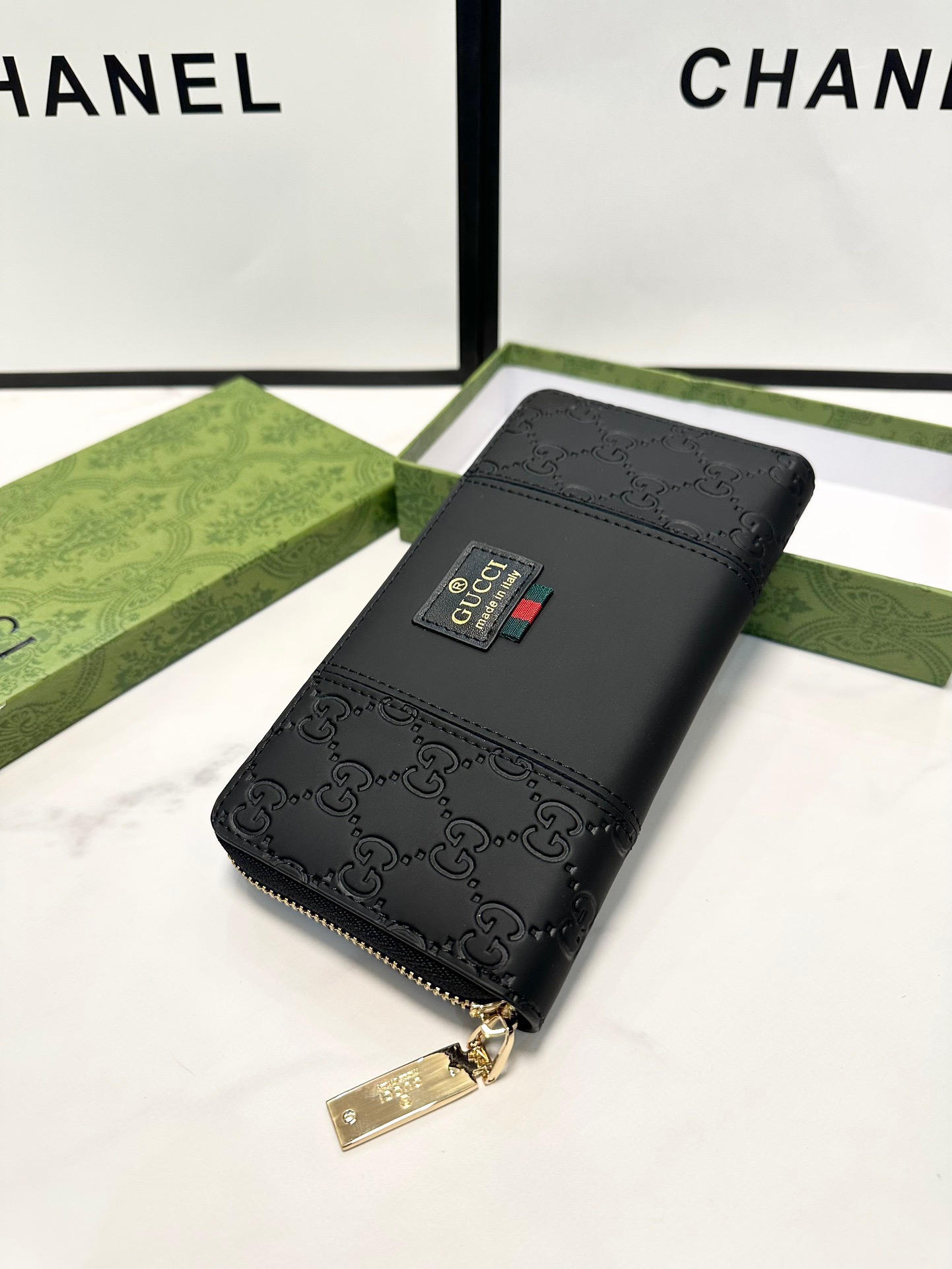 GUCCI グッチ 長財布 ロングウォレット 黒 - 画像 8