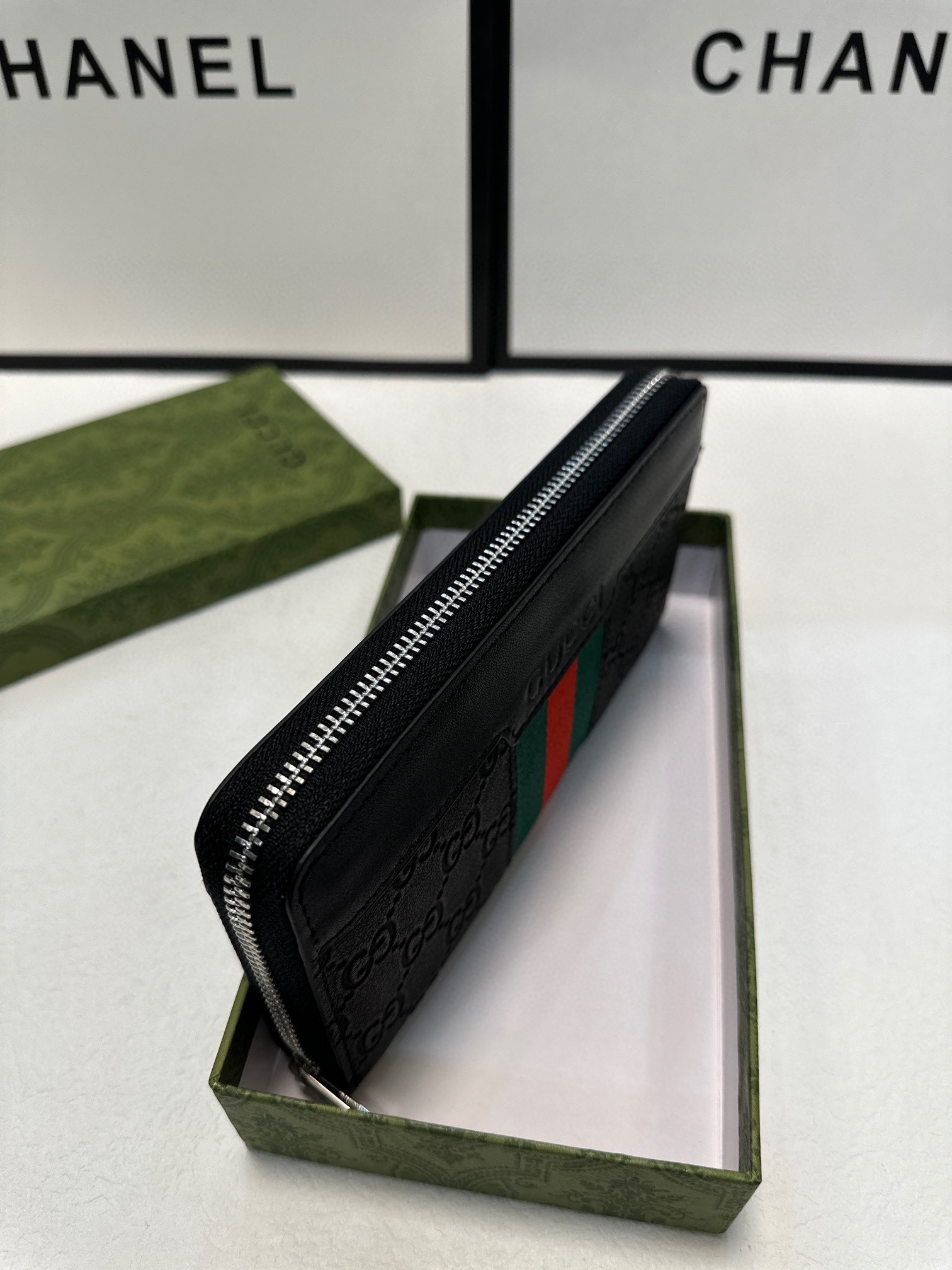 GUCCI グッチ 長財布 本革仕様 ライダース ブラック - 画像 7