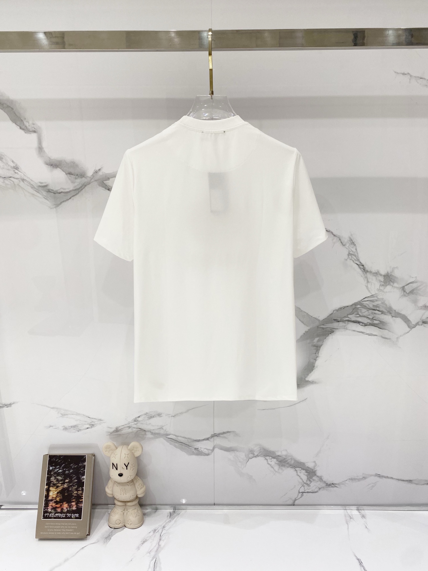 VERSACE/ヴェルサーチ ショートスリーブTシャツ 美杜莎ロゴ刺繍 白 - 画像 2
