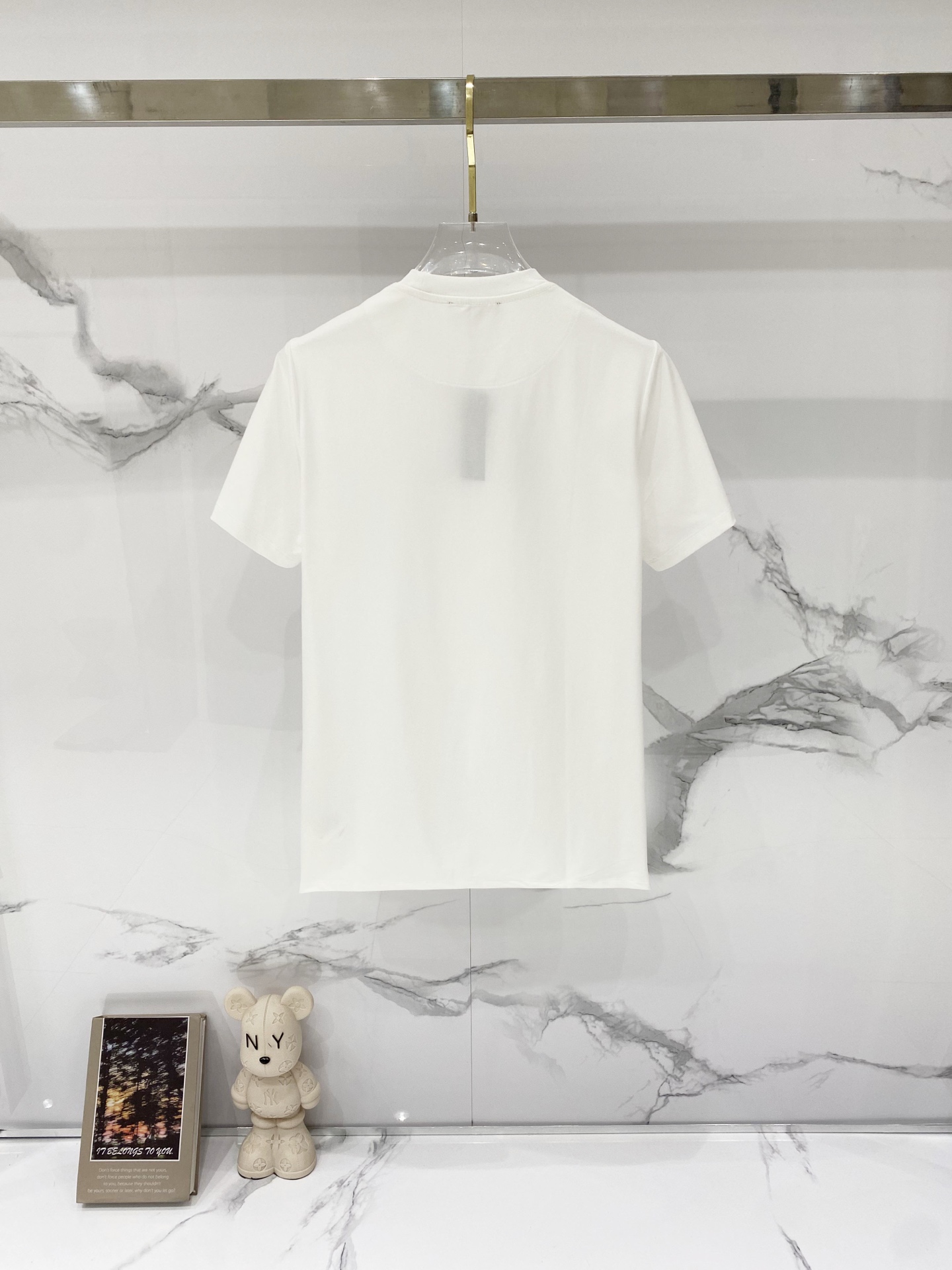 VERSACE/ヴェルサーチ シルクコットンTシャツ 美杜莎刺繍 ロゴ メンズ レディース 全3色 - 画像 2