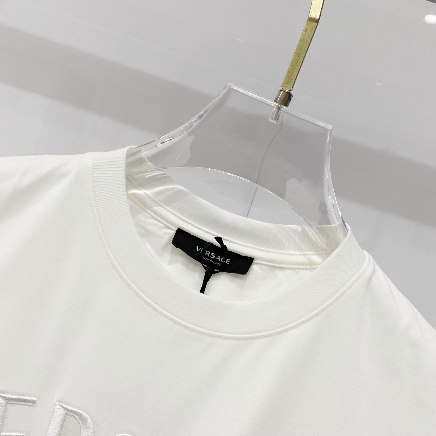 VERSACE/ヴァンス タイツ 1978刺繍 ロゴ ホワイト 黒 宝藍 全3色 - 画像 3