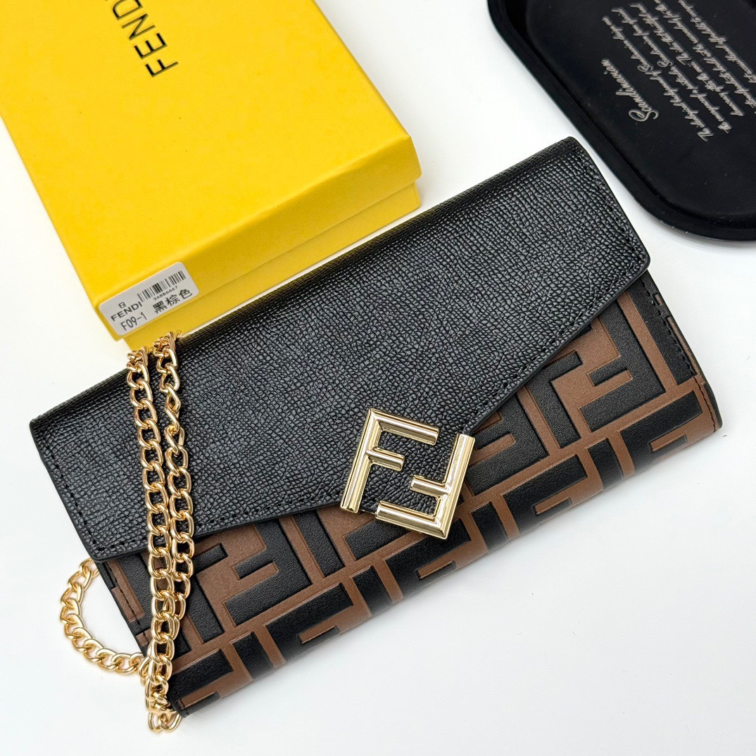 FENDI コピー フェンディ ファイブジー ミニショルダーバッグ 黒棕 2WAY