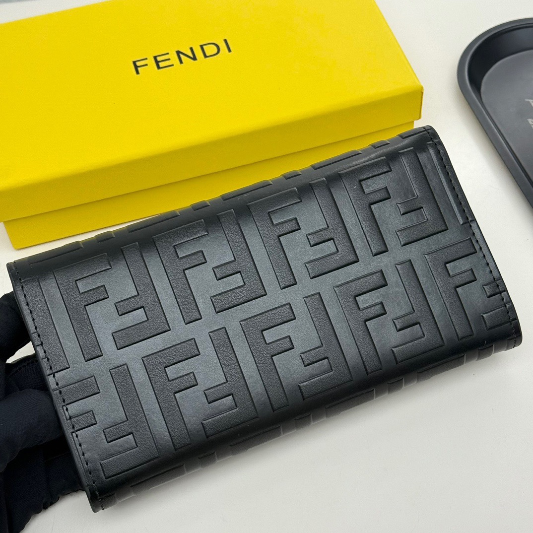 フェンディ コピー 長財布 フェンディ ファスナー式 ミニ財布 ブランドコピー グラデーション ブラウン ブラック グレー 全4色展開 - 画像 6