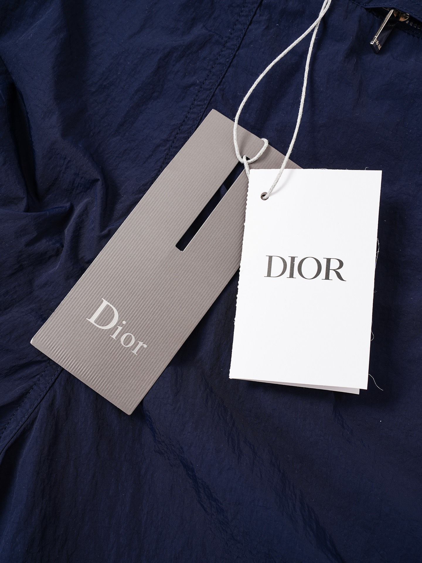 DIOR ディオール 26SS ロゴ刺繍 ブラック 工装ショートパンツ コピー メンズ レディース 青 - 画像 3