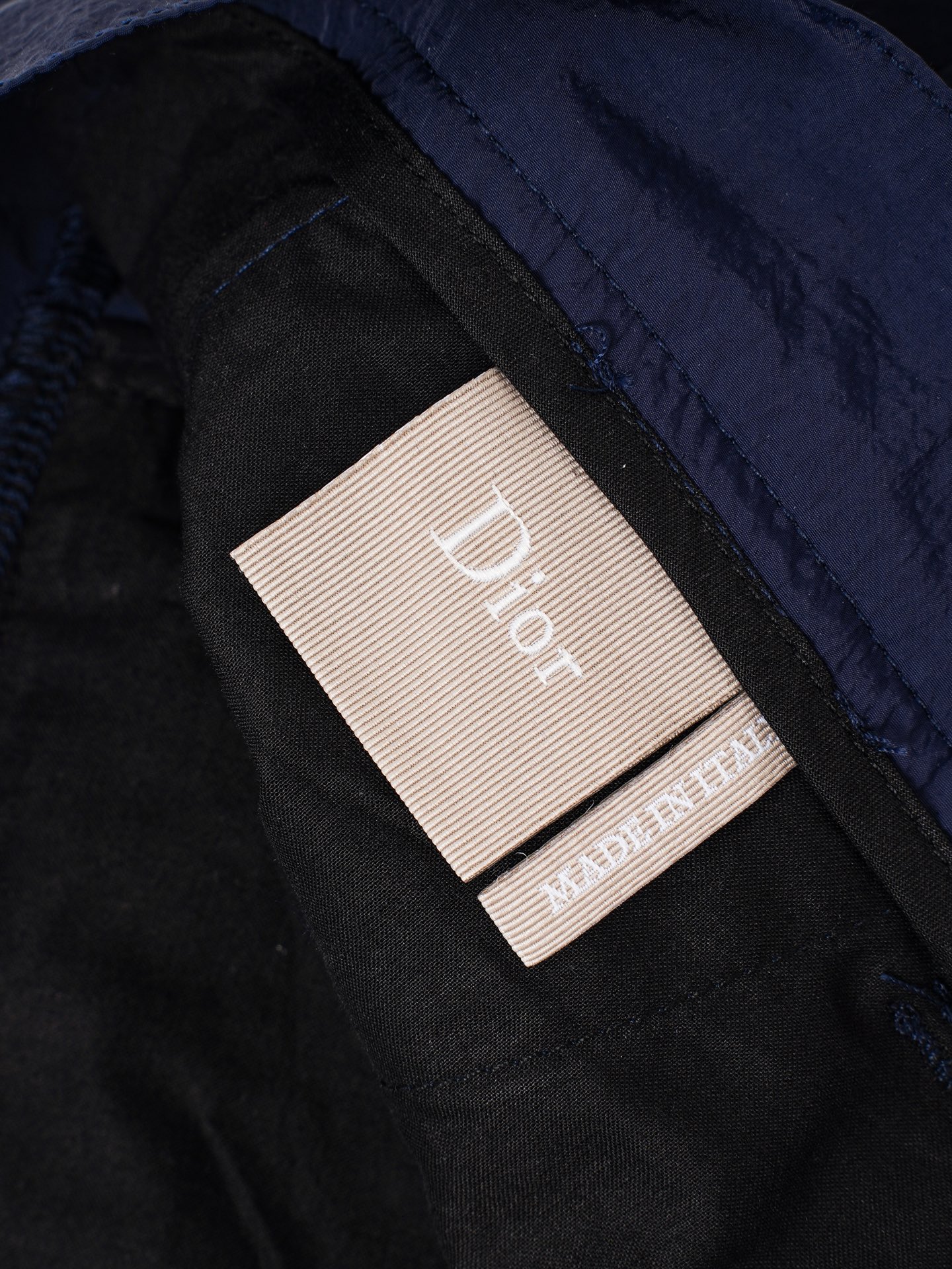 DIOR ディオール 26SS ロゴ刺繍 ブラック 工装ショートパンツ コピー メンズ レディース 青 - 画像 4