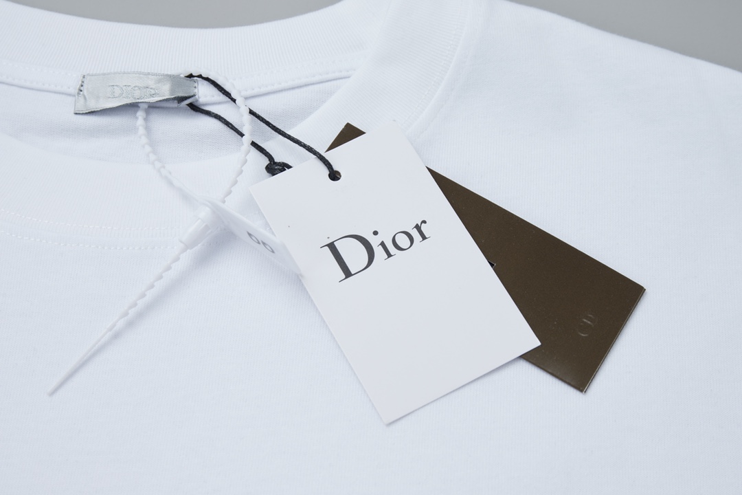 Dior コピー ディオール 植物標本プリント Tシャツ メンズ レディース 男女兼用 白 - 画像 3
