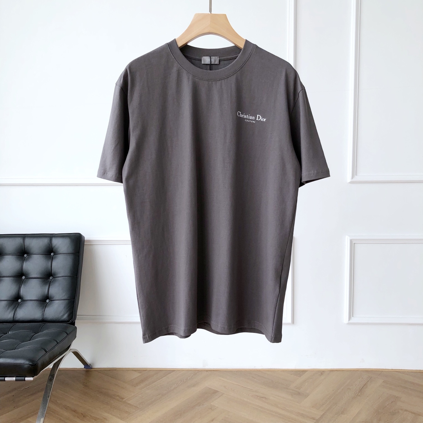 Dior ディオール リンデンバーグ柄プリント Tシャツ コピー 男女兼用 白 黒 - 画像 4