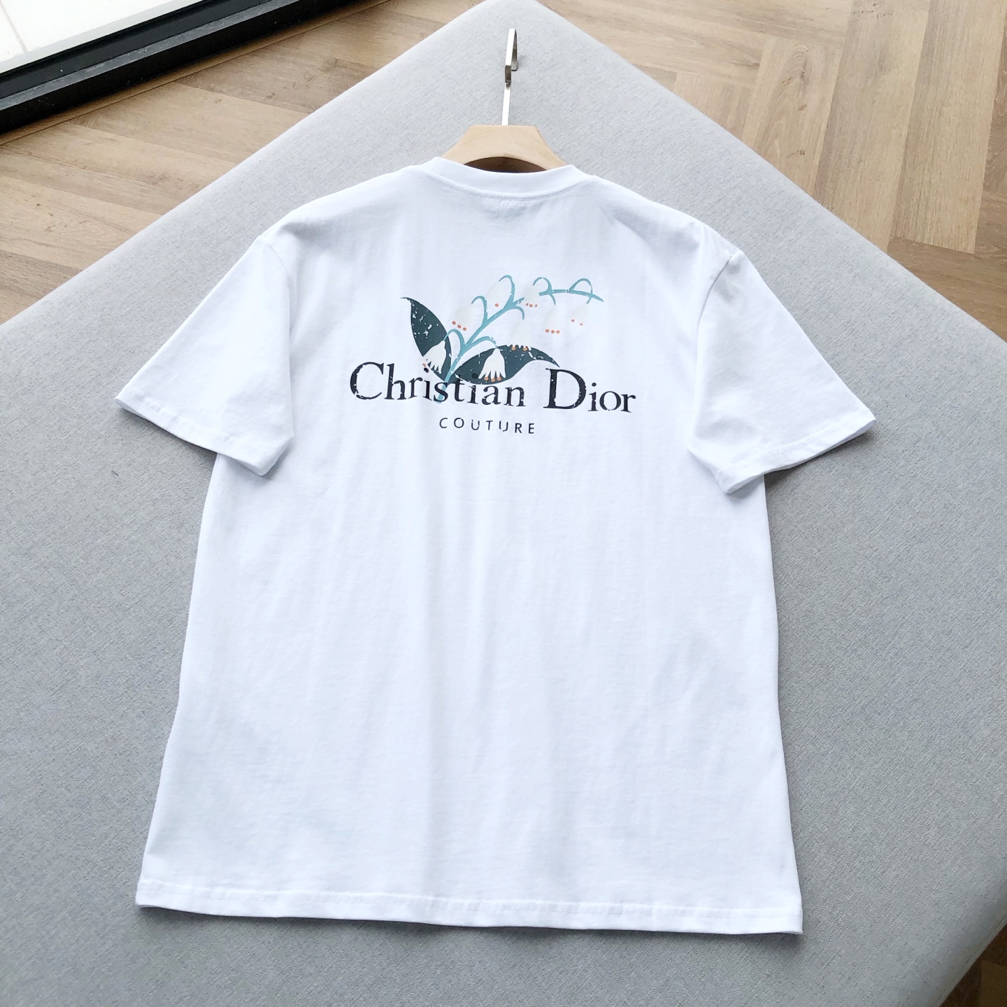 Dior コピー リングラ デザイン Tシャツ メンズ レディース 男女兼用 白 - 画像 2