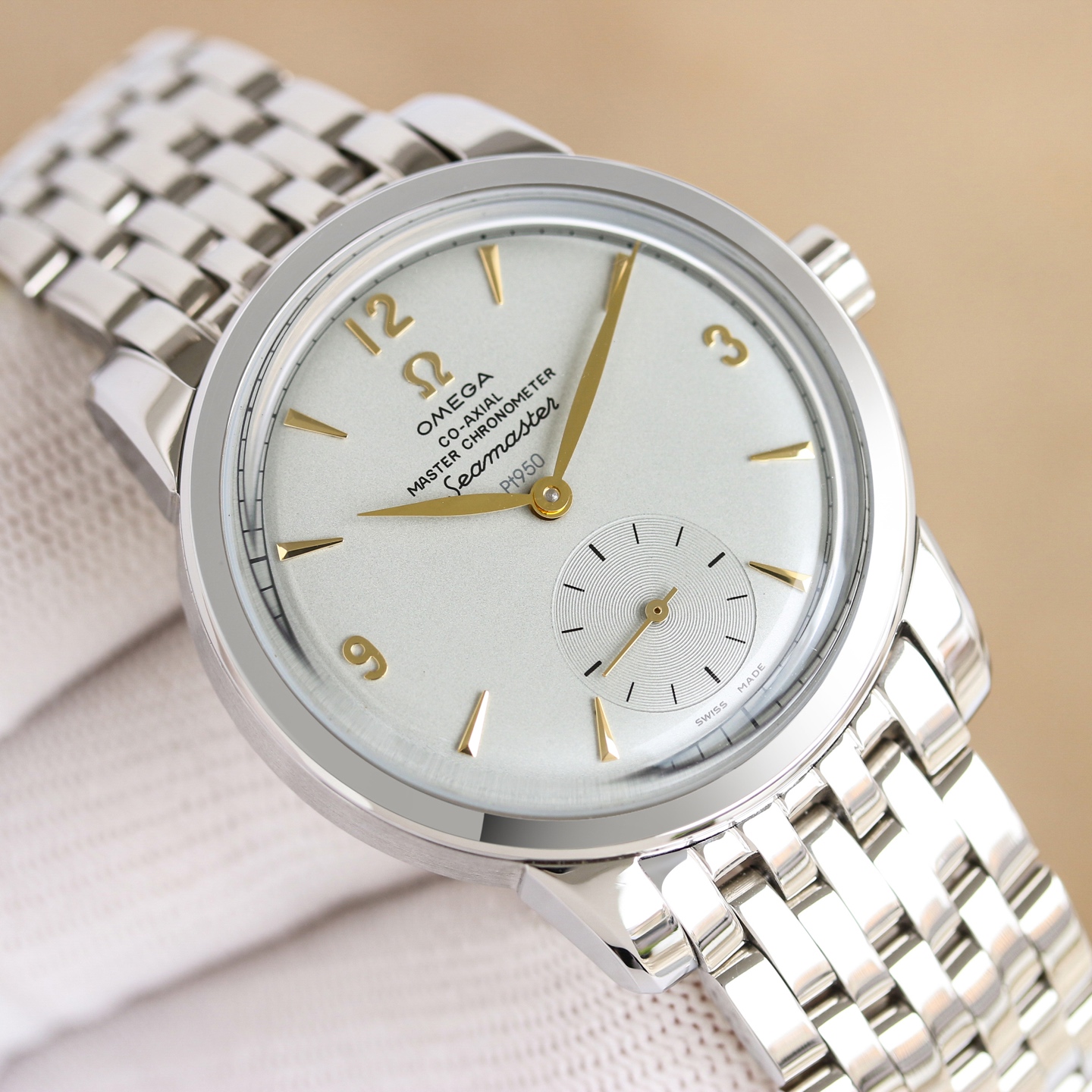 欧米茄 OMEGA 海馬シリーズ 1948 時計 スイス製ムーブメント シルバー メンズ - 画像 2