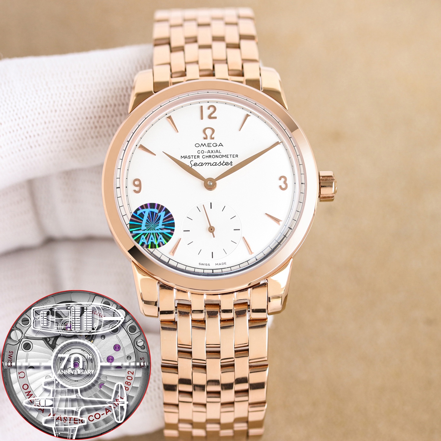 欧米茄 OMEGA 海馬シリーズ 1948 時計 スイス製ムーブメント シルバー メンズ - 画像 4