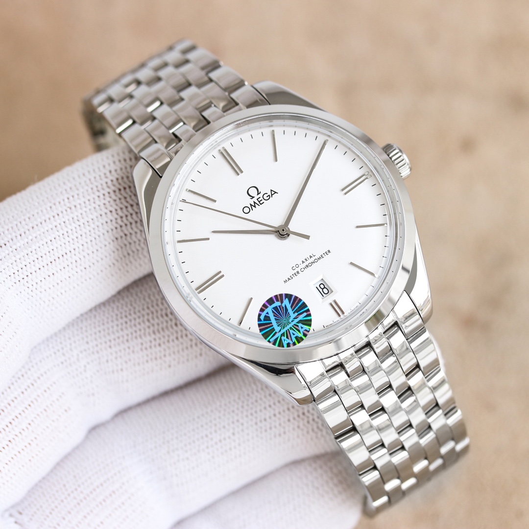 OMEGA オメガ ディープ フライヤー 大三針 マニュアル 時計 コピー 40mm メンズ ステンレススチール ホワイト - 画像 2