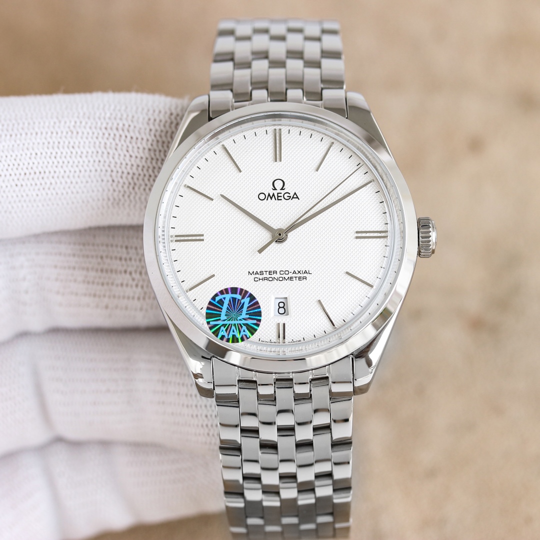 OMEGA オメガ ディープ フライヤー 大三針 マニュアル 時計 コピー 40mm メンズ ステンレススチール ホワイト - 画像 3