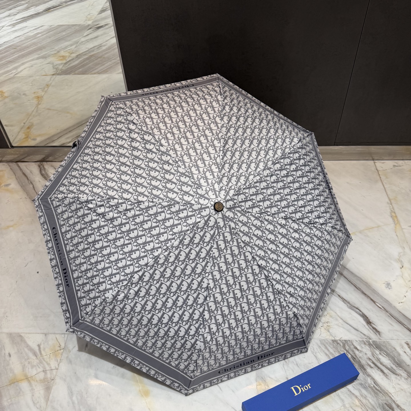 Dior　ディオール傘かさ 日傘雨傘　折りたたみ傘　ワンタッチ開閉　UVカット　可愛い晴雨兼用傘　レディース用おしゃれ花柄　6種 - 画像 5