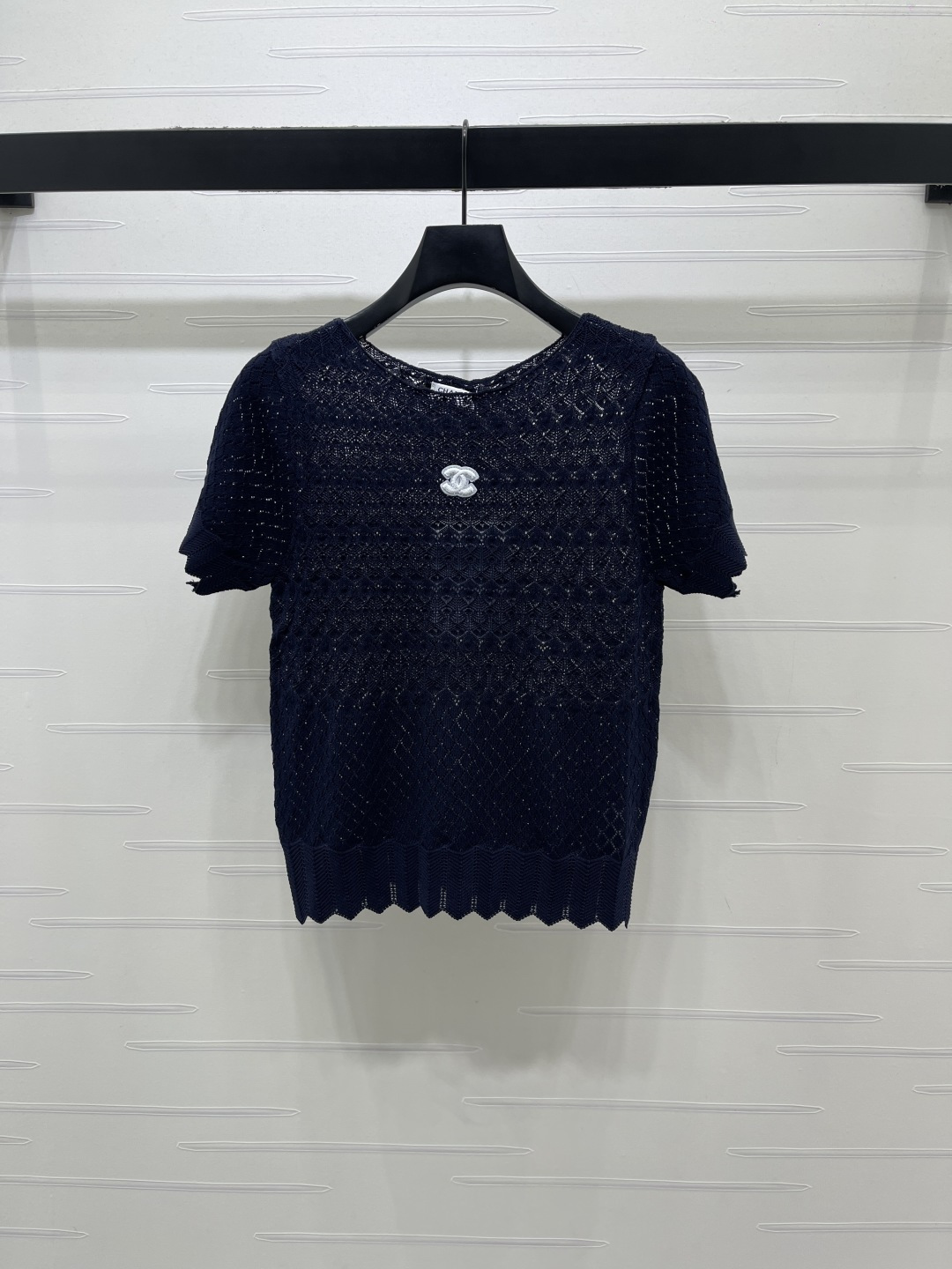 CHANEL ニット Tシャツ コピー ロゴ刺繍 レディース 春夏 新作 全3色 S-M-L