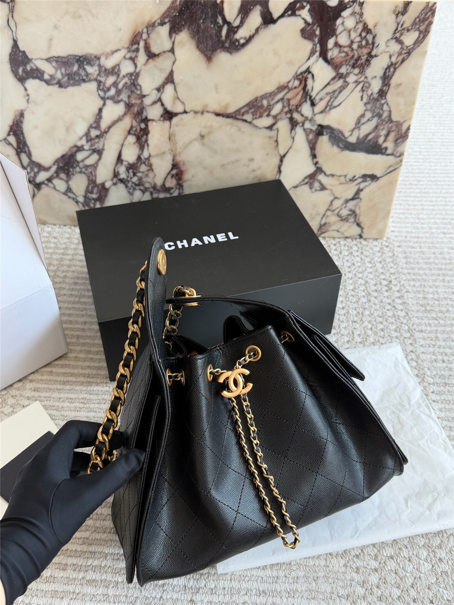 人気　CHANEL　シャネル25　スモール　ハンドバッグ　CHANEL25BAG　シャネル　バッグ　レディース　ボストンバッグ　7色 - 画像 8
