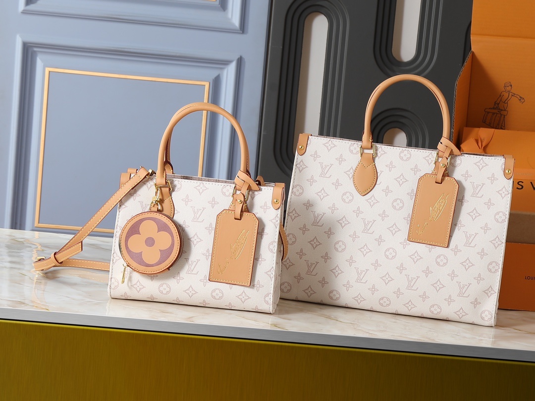 ルイヴィトン Louis Vuitton OnTheGo オンザゴー PM/MM ショルダーバッグ レディース モノグラム トートバッグ - 画像 4