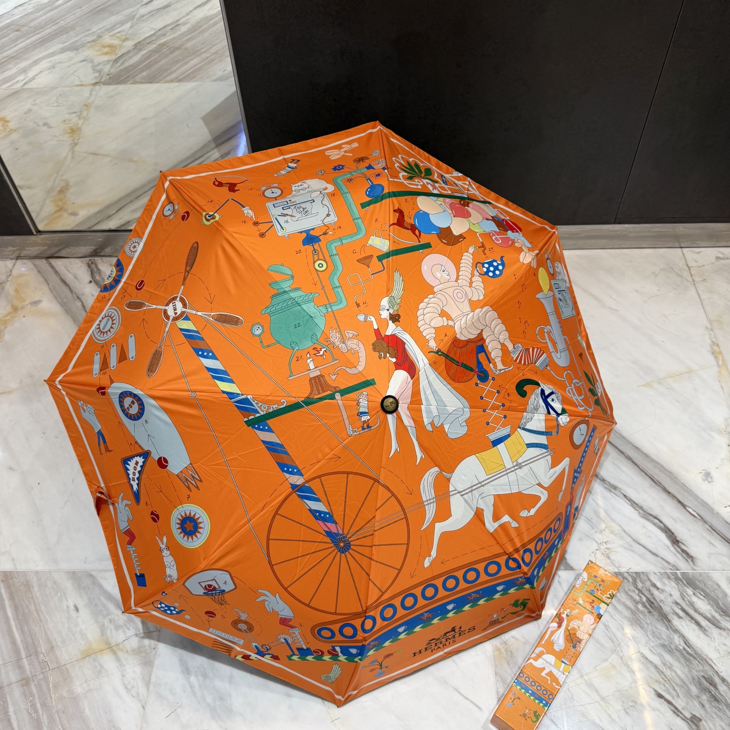 HERMES　エルメス　かさ　傘　日傘雨傘　折りたたみ傘　ワンタッチ開閉アンブレラ　UVカット　晴雨兼用傘　超撥水　8種 - 画像 6
