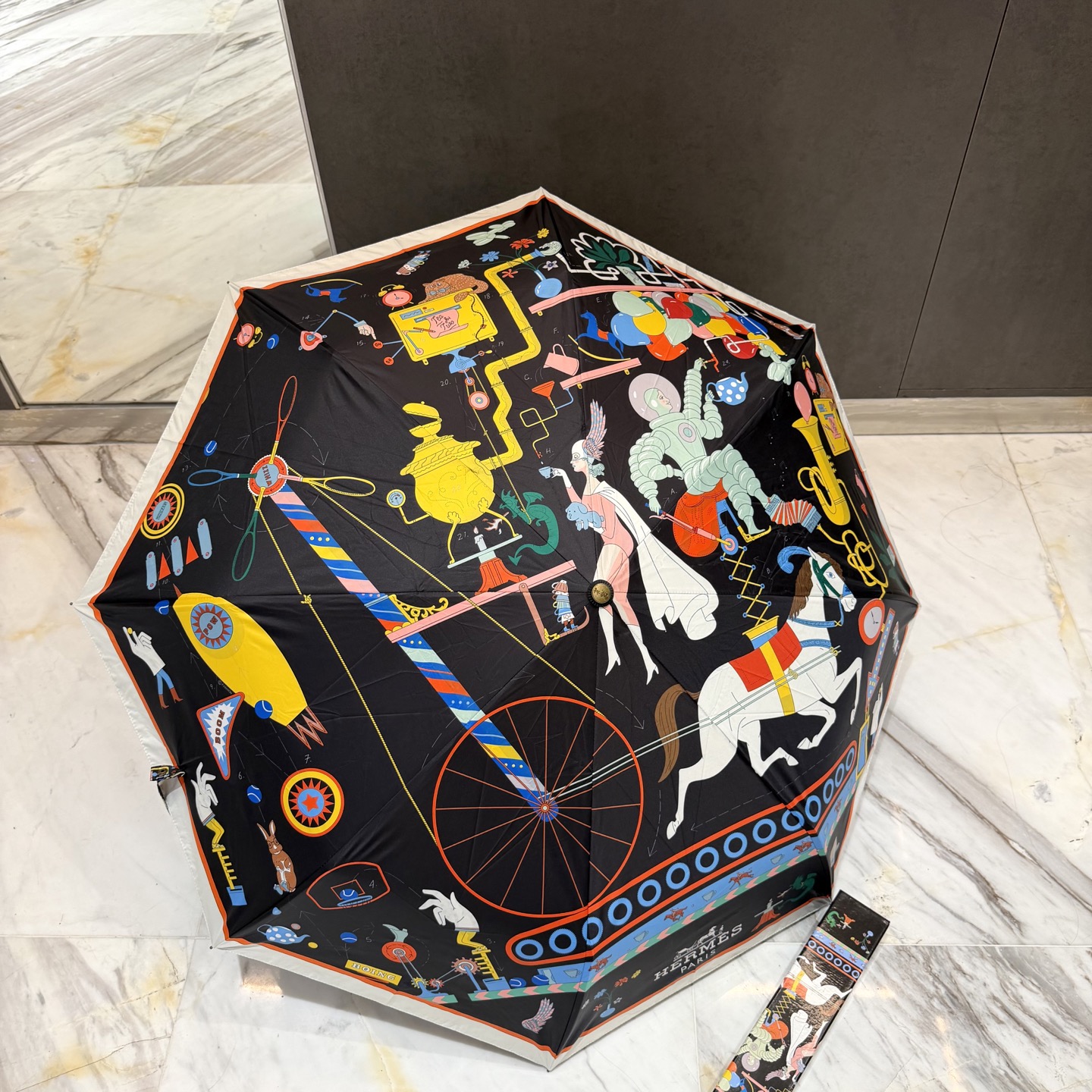 HERMES　エルメス　かさ　傘　日傘雨傘　折りたたみ傘　ワンタッチ開閉アンブレラ　UVカット　晴雨兼用傘　超撥水　8種 - 画像 5