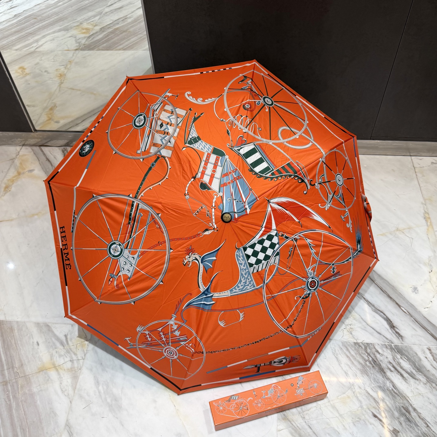 HERMES　エルメス　かさ　傘　日傘雨傘　折りたたみ傘　ワンタッチ開閉アンブレラ　UVカット　晴雨兼用傘　超撥水　8種 - 画像 3