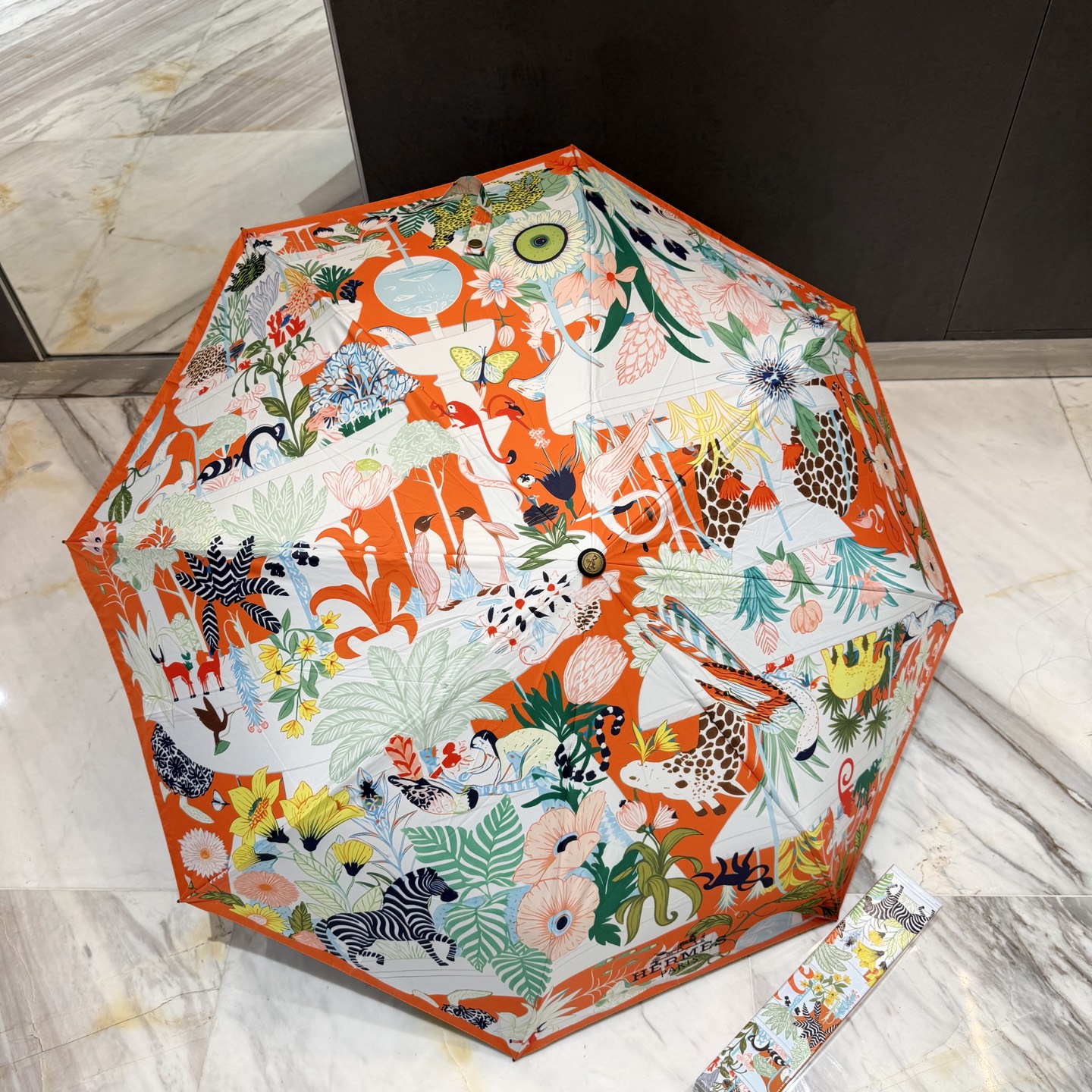 エルメス折りたたみ傘　ワンタッチ開閉　アンブレラHERMES傘/かさ　日傘UVカット　晴雨兼用傘　超撥水　おしゃれ5種 - 画像 5