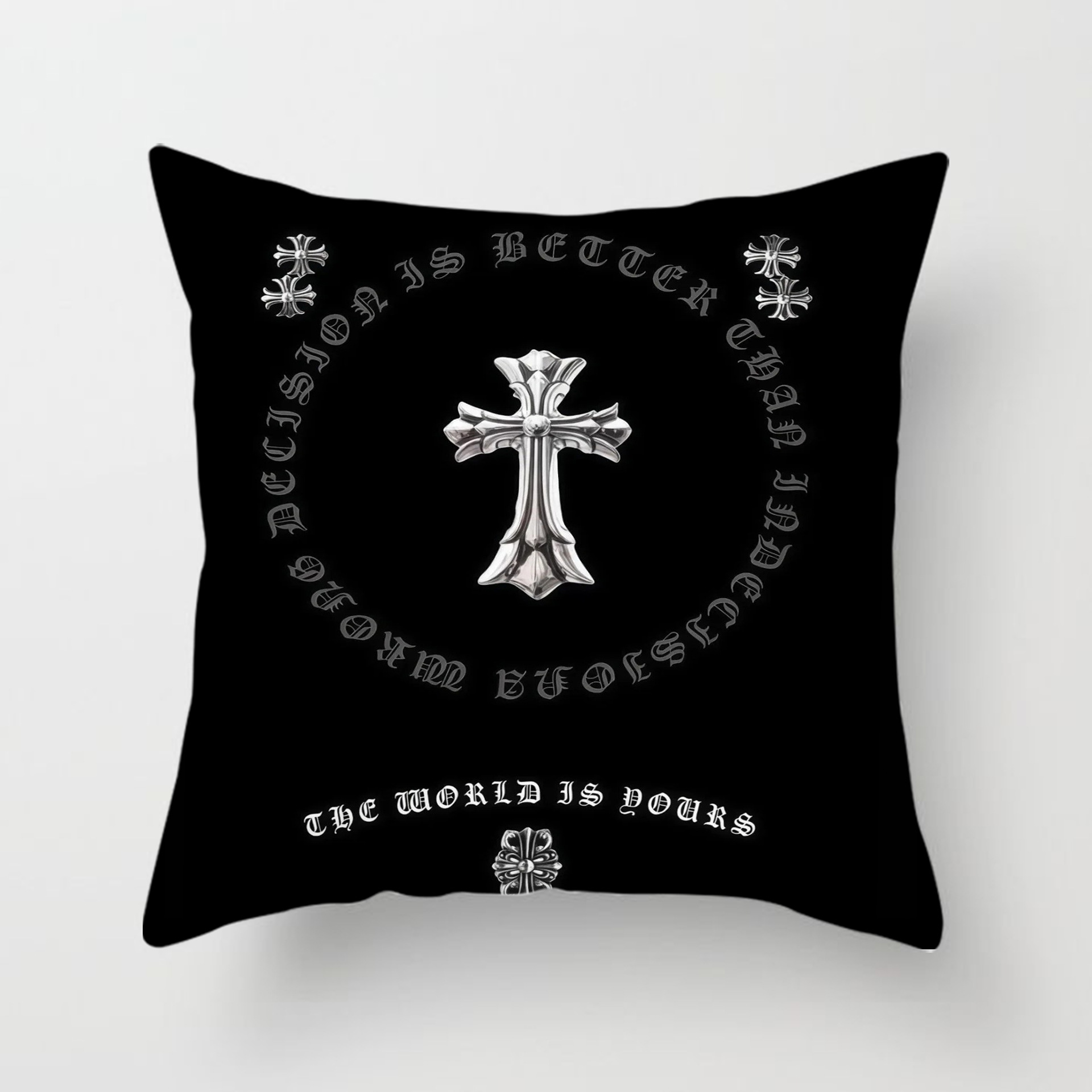 クロムハーツ　Chrome Hearts　クッションカバー 　クッション　中身あり　カバーリネン　ベルベット　ソファークッションインテリア　13色 - 画像 14