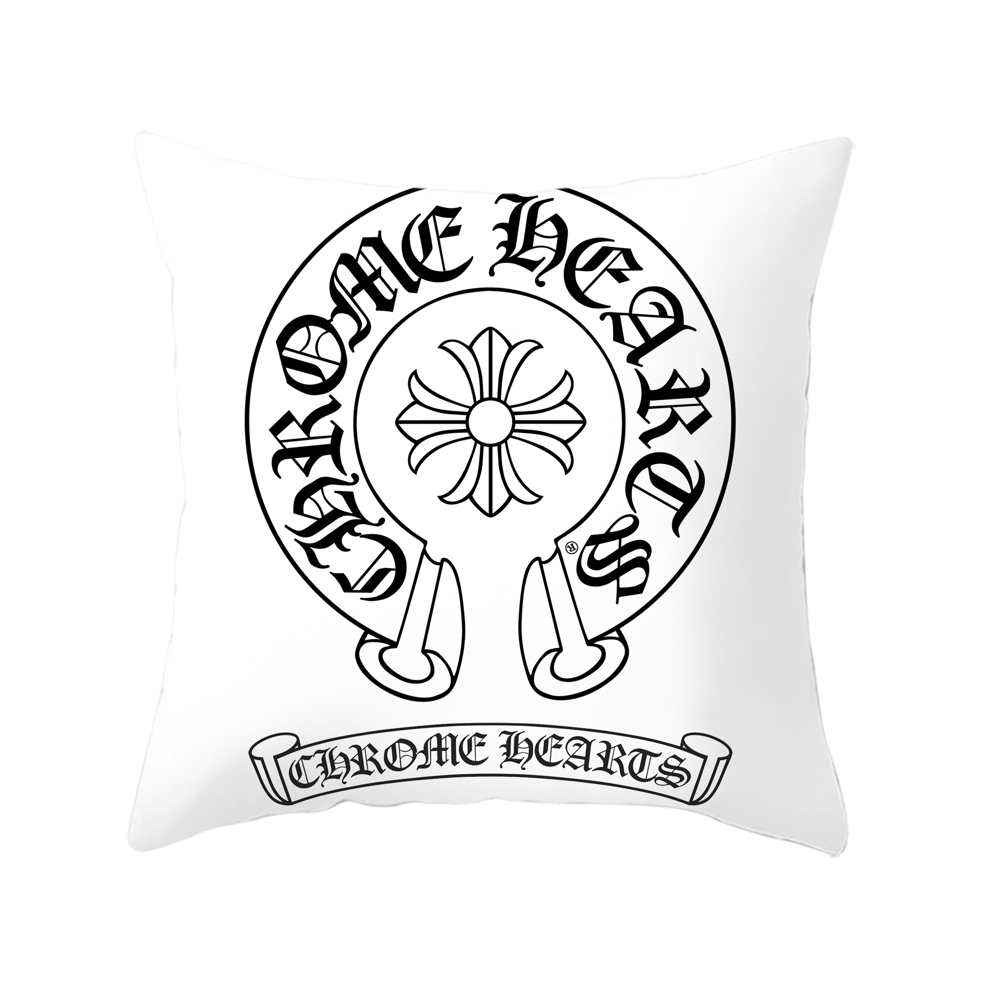 Chrome Hearts クロムハーツカバー クッションカバー クッション 中身あり リネン/ベルベット ソファークッションインテリア 14色 - 画像 2