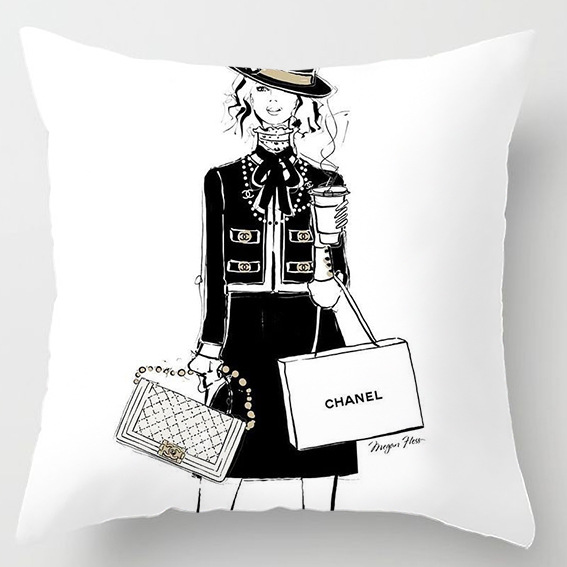 シャネル　CHANEL　クッションカバー　クッション　背当て/ベッド用/ソファー用/カー用品　装飾枕カバー　布団カバー　19色 - 画像 11