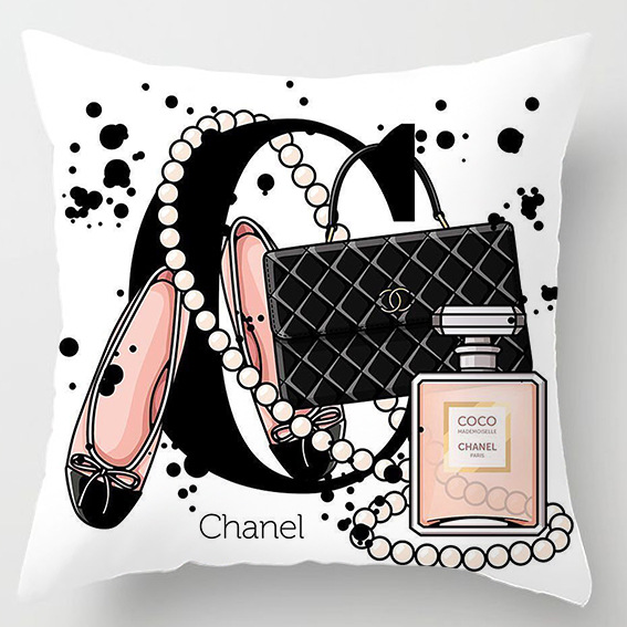 シャネル　CHANEL　クッションカバー　クッション　背当て/ベッド用/ソファー用/カー用品　装飾枕カバー　布団カバー　19色 - 画像 19