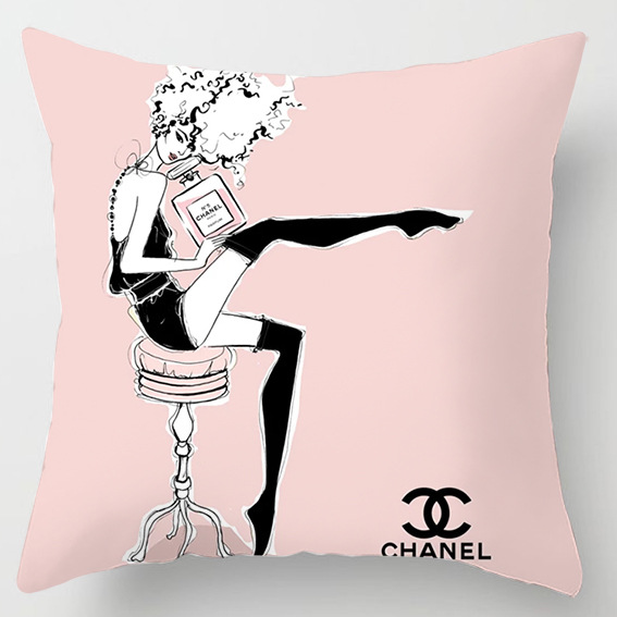 シャネル　CHANEL　クッションカバー　クッション　背当て/ベッド用/ソファー用/カー用品　装飾枕カバー　布団カバー　19色 - 画像 20