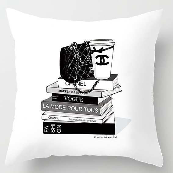 シャネル　CHANEL　クッションカバー　クッション　背当て/ベッド用/ソファー用/カー用品　装飾枕カバー　布団カバー　19色 - 画像 13