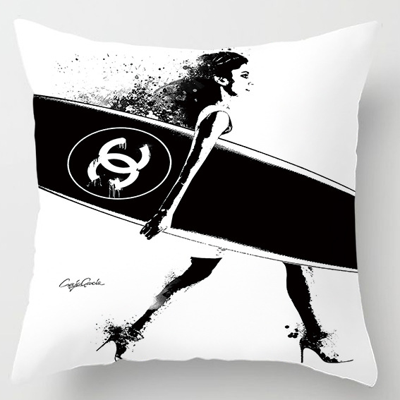 シャネル　CHANEL　クッションカバー　クッション　背当て/ベッド用/ソファー用/カー用品　装飾枕カバー　布団カバー　19色 - 画像 16