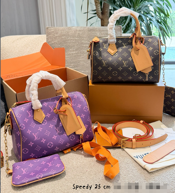 レア LOUIS VUITTON ルイヴィトン スピーディ P9 バンドリエール25 モノグラム 2WAY レディースバッグ 2色 - 画像 2