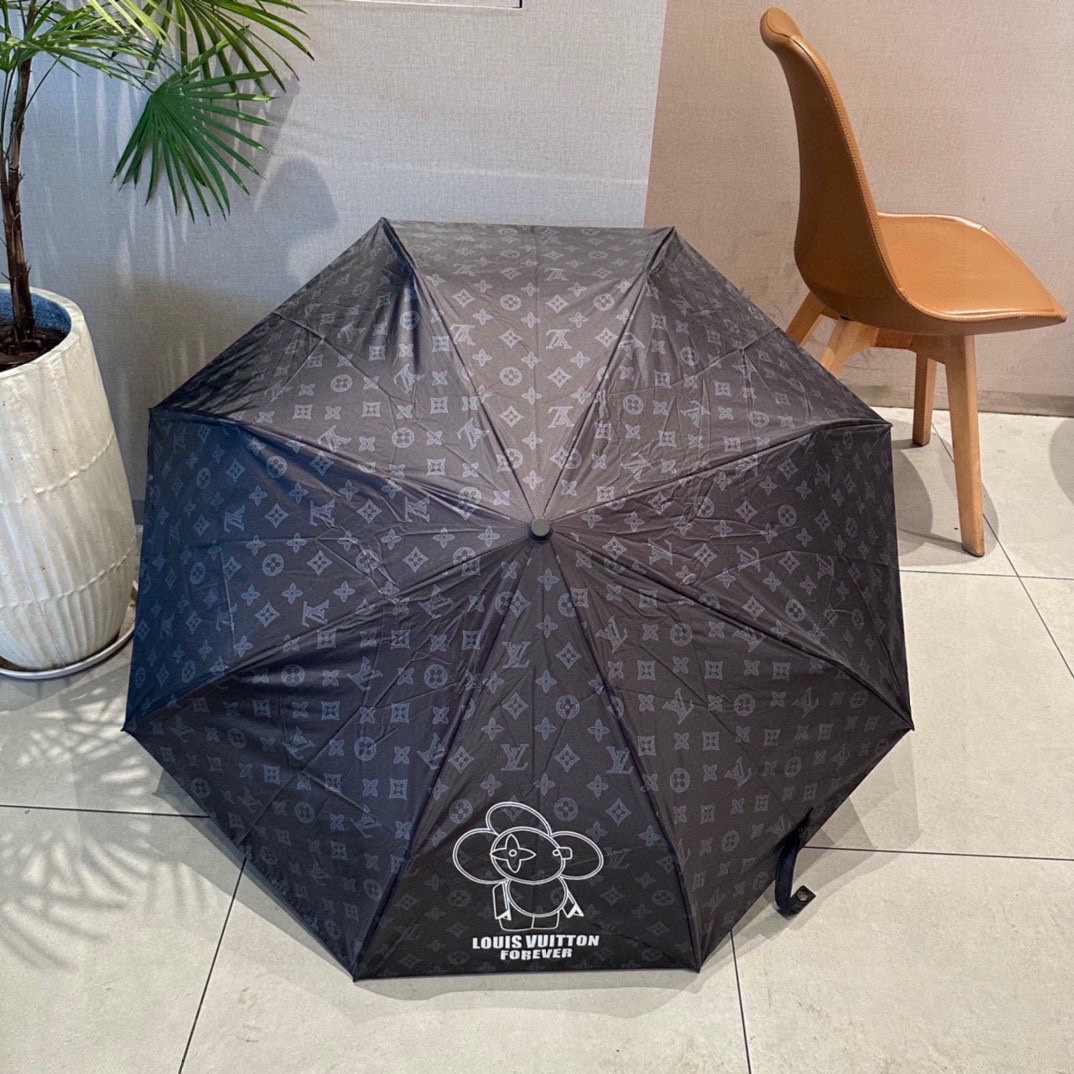 LOUIS VUITTON　ルイヴィトンかさ傘　日傘雨傘　折りたたみ傘　　UVカット　可愛い晴雨兼用傘　モノグラム2種