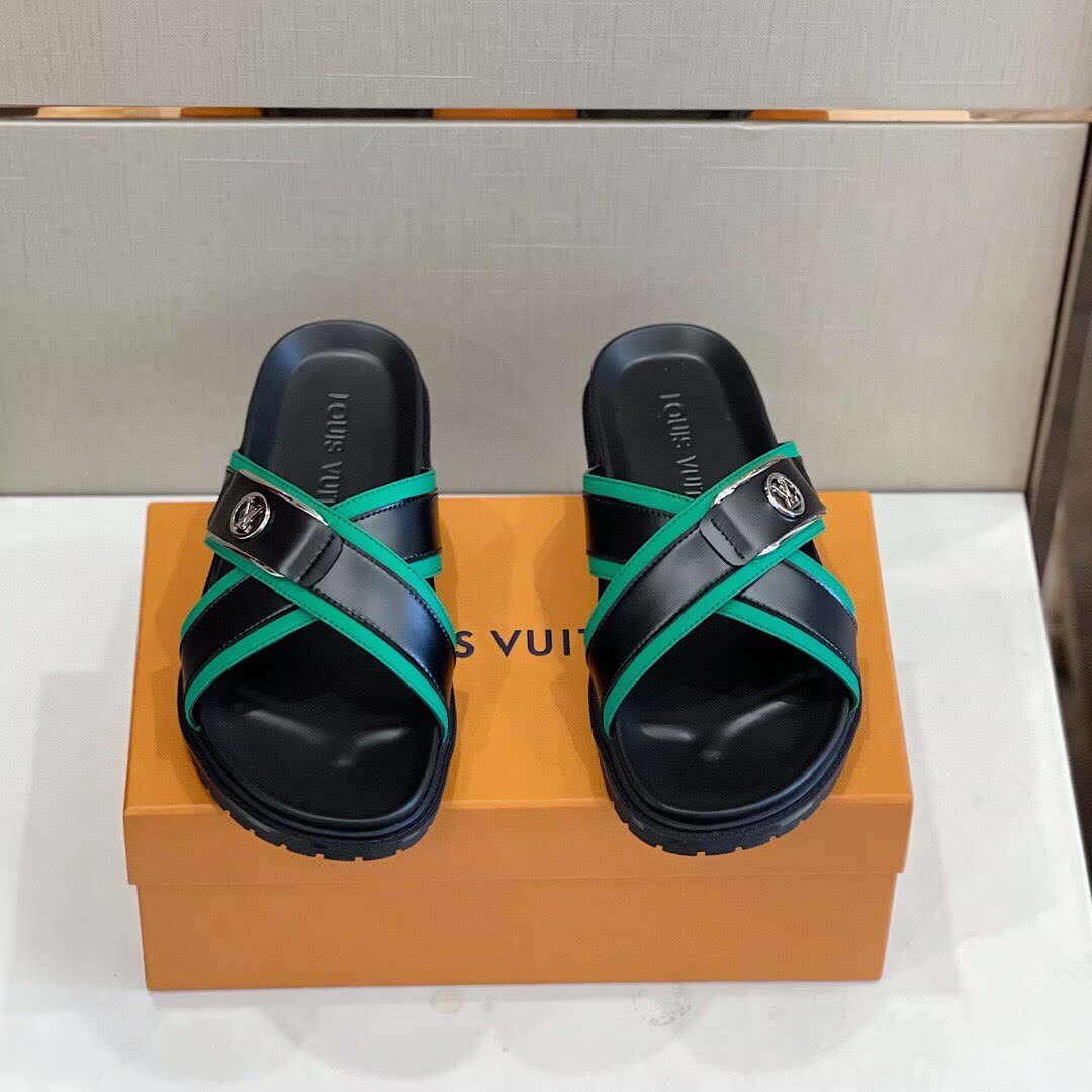 ルイヴィトン Louis Vuittonサンダル　スリッパ/ルームシューズ　メンズ/男性用草履　室内履き/外履き　選べる6色 - 画像 5