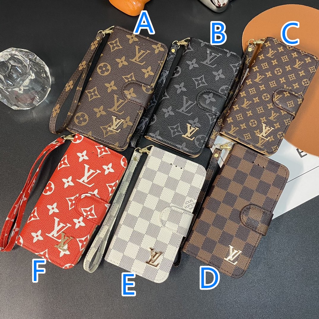ルイヴィトン　Louis Vuitton　手帳型ケース　iPhoneケース　スマホケース　モノグラム/ダミエ　スマホカバー　iPhone 11～iPhone16pro max