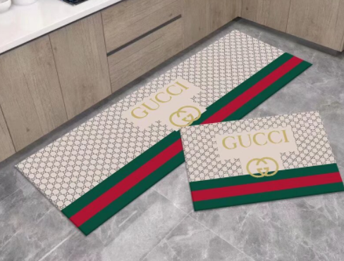 GUCCI人気マット　カーペット/絨毯　グッチキッチンマット/トイレマット　ベッドルーム　新居マット室内屋外　選べる2種