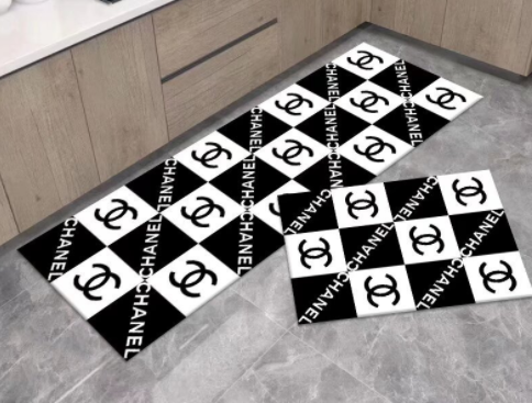 CHANEL　キッチンマット　シャネルカーペット　人気マット　トイレ浴室新居玄関マット　滑り止め★オールシーズン