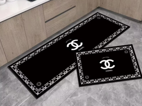 CHANEL　シャネルカーペット 人気マット　キッチンマット　トイレマット　新居玄関絨毯　防音滑り止めラグ★送料無料